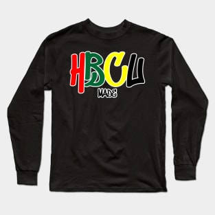 HBCU Made Graffiti Design Long Sleeve T-Shirt